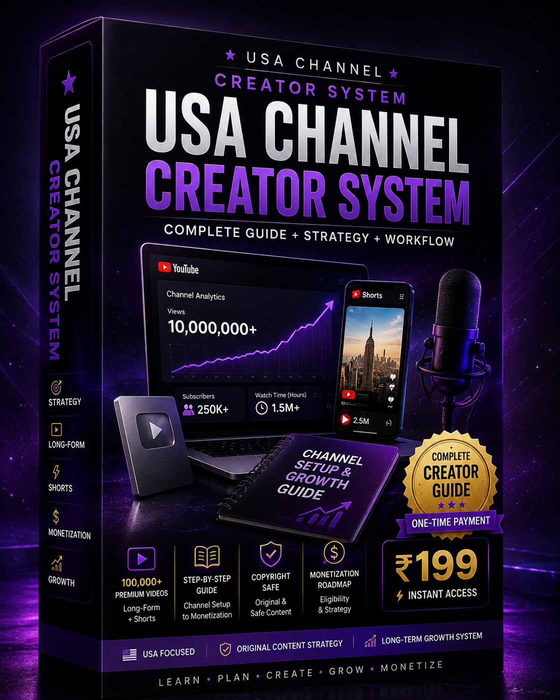 USA Channel Creator System product preview